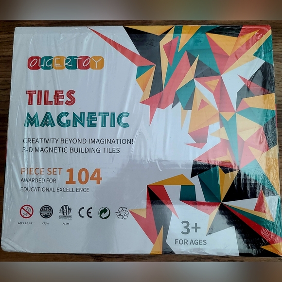 OugerToy Other - OUGERTOY Magnetic Building Tiles Set
